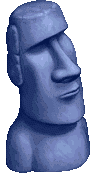 Blue Moai image