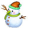 Green Snowman image