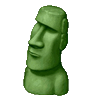 Green Moai image