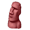 Red Moai image